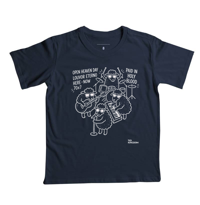 Camiseta Gospel Infantil Cristã Open Heaven