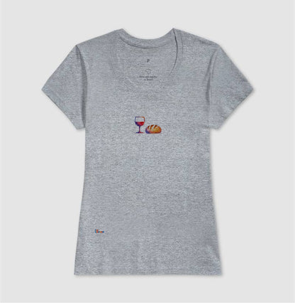 Camiseta Pão e Vinho Aquarela – Tio Kingdom